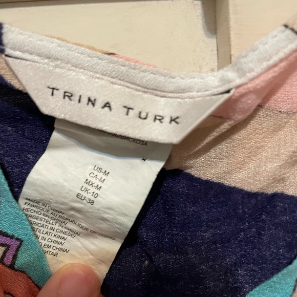 Trina Turk multi colored romper - Picture 3 of 6